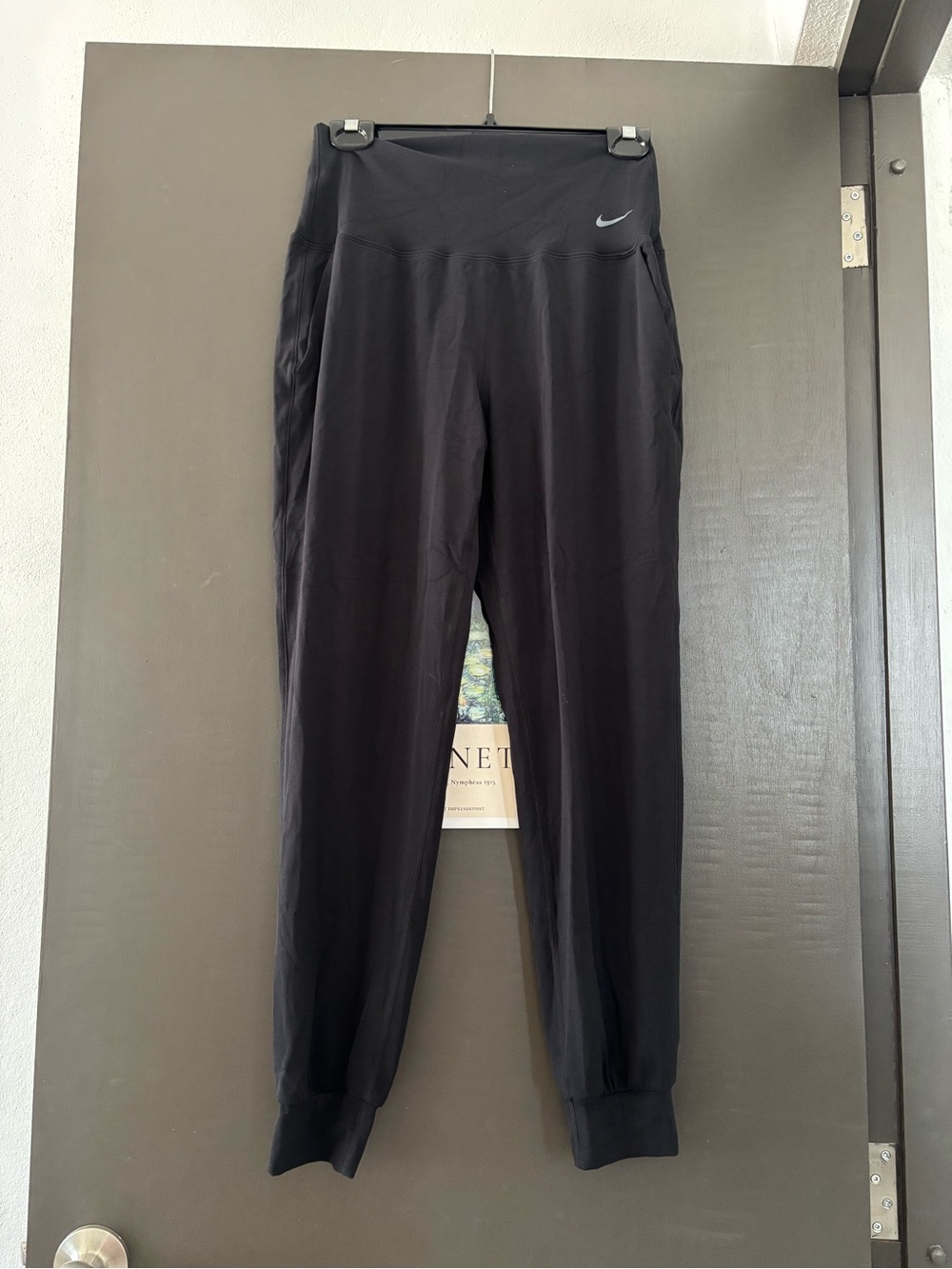 NWT Nike Women's Zenvy Dri-FIT High-Waisted Joggers - Black - Small - Picture 4 of 5